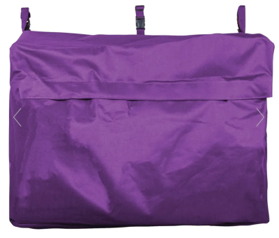 DURA TECH STALL FRONT HORSE BLANKET BAG PURPLE